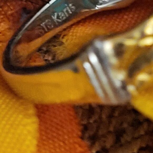 Karis, Not Worn, Malagasy Labradorite Solitaire  Ring,  . Size 7, Stamped - Picture 7 of 8